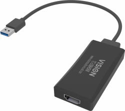 Vision TC-USBHDMI adattatore grafico USB 1920 x 1080 Pixel Nero 