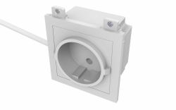 Vision TC3 PWREU presa energia CEE 7/3 Bianco 