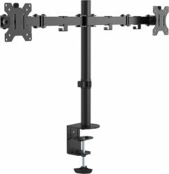 Vision VFM-DPD2B Supporti a parete per TV 68,6 cm [27"] Scrivania Nero 