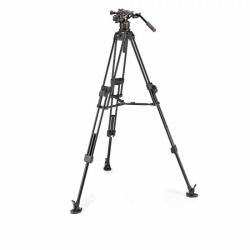 vitec group Manfrotto Nitrotech 612 treppiede Action camera 3 gamba/gambe Nero 