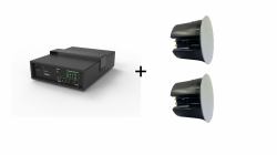 Vivolink Audiopack Subwoofer 6.5 40W + 2 x premium ceiling speakers [Limited Bundle Pack Offer] Nero Cablato 110 W 