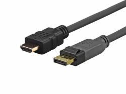 Vivolink PRODPHDMI15 cavo e adattatore video 15 m DisplayPort HDMI Nero 