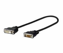 Vivolink PRODVIADAPDVI cavo DVI 0,2 m DVI-D Nero 