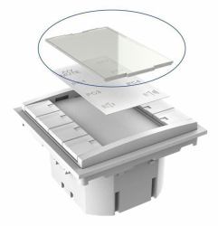 Vivolink VLCP8B-PLEXIGLASS interruttore Bianco 