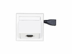 Vivolink WI221184 presa energia HDMI Bianco 