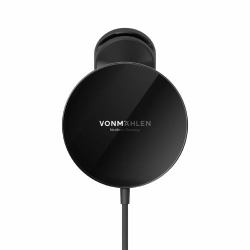 Vonmählen Aura Car Smartphone Nero USB Carica wireless Ricarica rapida Auto 